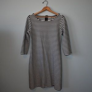 Black and White striped dress